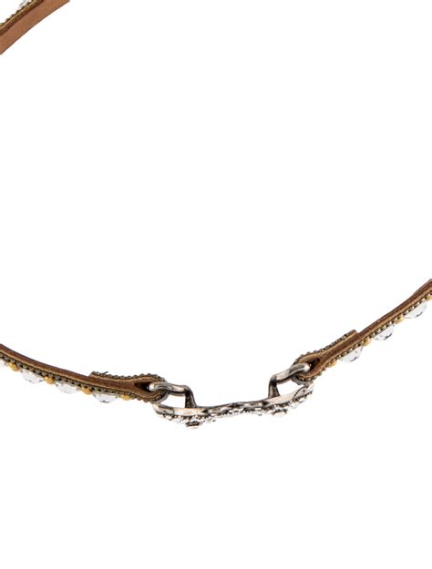 gucci butterfly choker|Gucci leather choker.